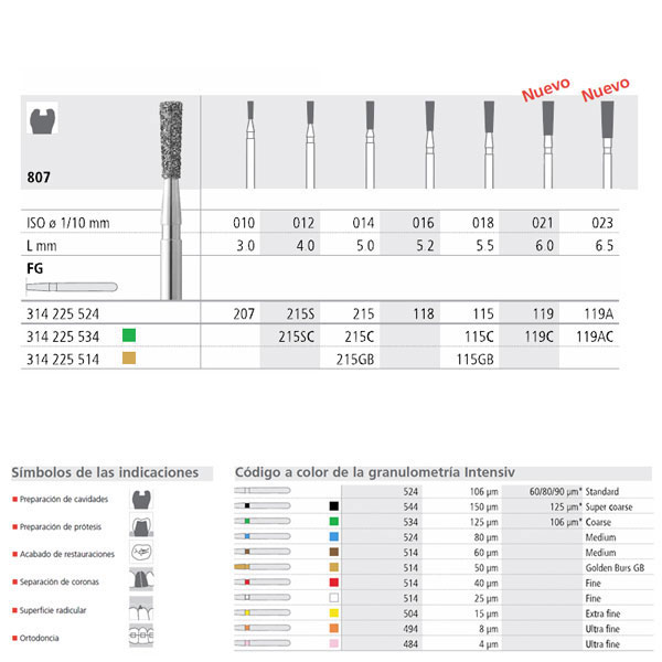 FG 215/6 807-014 FG DIAM. MEDIO 6U.