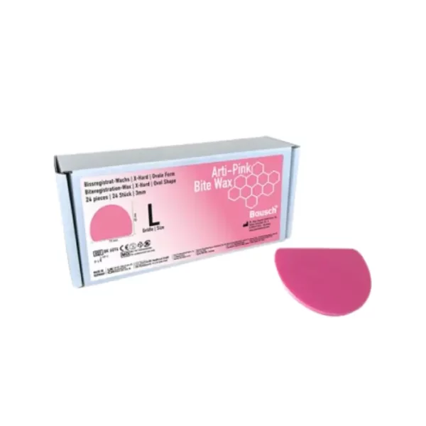 CERA ARTI-PINK BITE WAX X-HARD OVAL. L 24und.