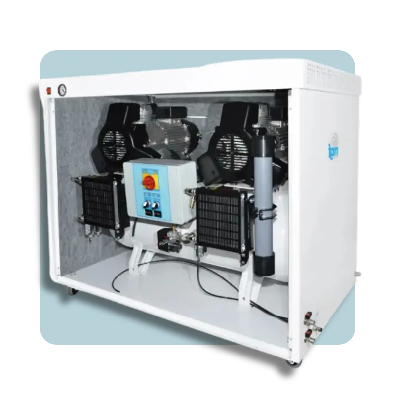Compressores para clínicas dentárias