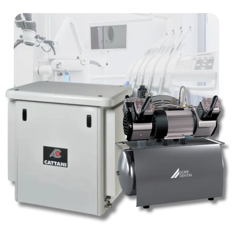 Compressores para clínicas dentárias